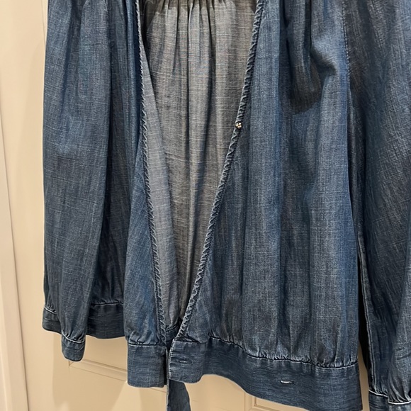 Madewell Denim Wrap Blouse - Size S - EUC - Picture 5 of 5